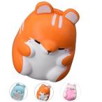 新品 送料無料 スクイーズ ハムスター 低反発 ぬいぐるみ おもちゃ 動物 かわいい ストラップ 握る ストレス解消 もちもち