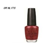 OPI ネイルカラー NL F75 Romantically Involved 15ml マニキュア ネイルポリッシュ OPIカラー セルフネイル ネイルラッカー レッド 赤色 ブラウン 送料無料
