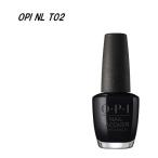 OPI ネイルカラー NL T02 15ml Black Onyx マニキュア ネイリスト セルフネイル ネイルポリッシュ ネイルラッカー ネイル ブラック 黒 新品 送料無料