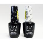 送料無料　新品●OPI オーピーアイ ジェルカラー gelcolor by OPI トップコート＋ベースコート topcoat＋basecoat 各15ml●LED対応 GCTCBC