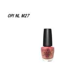 OPI ネイルカラー NL M27 15ml マニキュア ネイルポリッシュ ネイルラッカー オレンジピンク シルバー パール 新品 送料無料