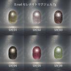 ショッピングネイルアート用品 ディーネイル D.nail セレナイトマグジェル 7g 6色からご選択 SN01-SN06 マグネット 磁石 フラッシュマグ ジェルネイル グリッター ラメ アート 新品 送料無料