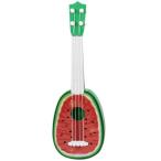 ウクレレ トロピカル スイカ デザイン 約32cm フルーツ ウクレレ キッズ用おもちゃ 果物 ミニウクレレ メロディ ミニギター 楽器 【送料無料】 新品