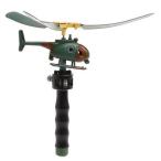 おもちゃ フライング エアプレーン テイクオフ ヘリコプター 3連ウィング 軍事ヘリ 迷彩デザイン 軽量 ハンドトイ 玩具 スカイクライム グライダー キッズ