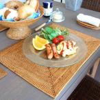 ランチョンマット アジアン おしゃれ アタ製 テーブル マット スクエア 編み アジアン雑貨 バリ雑貨 アジア工房 2604