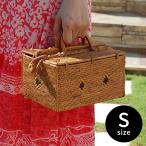 カゴバッグコスメバッグアタ製アジア...