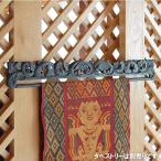 アジアン雑貨 木彫りのイカットハンガー Aタイプ アジア工房 5031