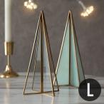 クリスマス ツリー オブジェ デコレーション ガラス 製 真鍮 オーナメント 卓上 飾り 置物 雑貨 細工 インテリア インテリア おしゃれ かわいい  北欧 67064