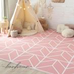 ジョイントマット プレイマット 約W60cm フロアマット ベビー 赤ちゃん モーヴピンク 厚手 大判 正方形 防音 北欧 84083-mp
