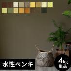 ペンキ 壁紙 室内 天井 水性塗料 4kg 約28平米 アースカラー 塩ビクロス 塗り替え 壁 DIY 簡単 マット 部屋 店舗 おしゃれ 模様替え 屋内 STYLE DIY 97105