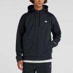 ダブルニットフーディ ニューバランス New Balance メンズ 裏起毛 スウェット パーカー フルジップ トップス 長袖 ウェア ブラック AMJ53174 2025秋冬新作