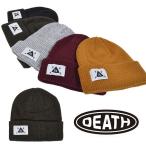 ゆうパケット対応可能！ DEATH LABEL デスレーベル ビーニー スノーボード BEANIE 帽子 ニットキャップ ニット帽 CAP