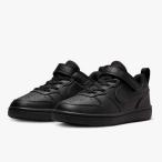 ショッピングナイキ スニーカー ナイキ スニーカー キッズ NIKE コート ボロー LOW リクラフト PS 靴 シューズ 子供 ベルクロ ブラック 黒 DV5457 002