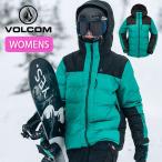 40%off スノーボードウェア VOLCOM ボルコム PUFFLEUP JACKET グリーン系 レディース ジャケット スノーボード