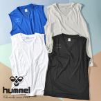 ゆうパケット対応可能 ヒュンメル 吸湿冷感シート搭載 キッズ メンズ レディース ノースリーブ hummel つめたインナーシャツ DEO 2024春夏新作 HJP5159 HAP5159