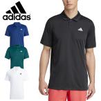 アディダス メンズ レディース 半袖 ポロシャツ adidas M TENNIS CLUB S/S ポロシャツ ワンポイント ロゴ テニス ウェア 2025秋冬新色 KUE69