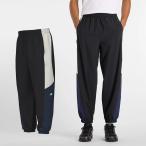 2026春夏新作 ニューバランス ナイロンパンツ 吸湿速乾 New Balance メンズ ウーブン ジョガーパンツ ブラック ロングパンツ mb61397s