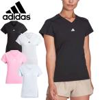 ゆうパケット対応可能！アディダス レディース 半袖 Tシャツ adidas W TR-ES MIN Tシャツ ランニング トレーニング ウェア 2024春夏新作 NQ047