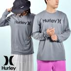 ゆうパケット発送！ 送料無料 ラッシュガード メンズ レディース ハーレー HURLEY 長袖 UVカット ラッシュTシャツ 紫外線対策 MRG2310033