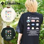 ネコポス発送!送料無料 コロンビア 半袖Tシャツ 機能プリント メンズ レディース 吸湿速乾 UV Columbia スタック ブルック pm0785 2025春夏新作