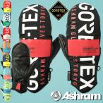 スノーボード グローブ Ashram アシュラム 手袋 ミトン PROFILE LOGO MITT プロファイルロゴ メンズ レディース 2023-2024冬新作 21%off