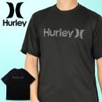 ショッピングhurley ゆうパケット発送！ 送料無料 ラッシュガード メンズ ハーレー HURLEY 半袖 RASH TEE SS OAO UVカット ヒョウ柄 ラッシュTシャツ 紫外線対策 水着 2024春夏新作