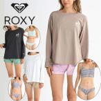 水着 4点セット レディース ROXY ロキシー PICNIC GINGHAM スイムウェア 上下セット Tシャツ ブラトップ ラッシュ ビーチ プール 2025春夏新作 10%off