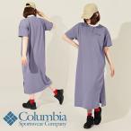 ショッピングマキシワンピ 現品のみ 30%off コロンビア 半袖 バンドカラー ワンピース Columbia レディース W Swing Park Stand Collar Dress マキシ丈 ゆったり PL5133