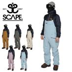 ショッピングスノーボード ウェア レディース スノーボードウェア SCAPE エスケープ BIB PANTS メンズ レディース ユニセックス ビブ パンツ レギュラー スノボ  2023-2024冬新作 25%off