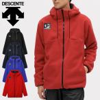 フリースジャケット メンズ デサント DESCENTE ムーブスポーツ 防寒 保温 フルジップ フード ジャケット 練習着 トレーニング スポーツ ウェア ST5FSWT0M