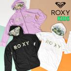 ショッピングラッシュガード キッズ 送料無料 ラッシュガード キッズ 長袖 ラッシュパーカー ロキシー ROXY MINI SIMPLY BOTANICAL LOGO PARKA  UVカット 海 プール 2024春夏新作 10%off