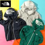 ノースフェイス キッズ 裏起毛 スウェット パーカー 子供 THE NORTH FACE リアビュー フルジップ フーディー フードロゴ NTJ62261