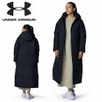 軽量 撥水 ベンチコート レディース アンダーアーマー UNDER ARMOUR 中綿 ロングコート ジャケット 防寒 スポーツ観戦 6007725 2025秋冬新作