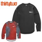 30%off футболка с длинным рукавом ThirtyTwo 32sa- чай two мужской 32 RIDELITE L/S SHIRT long T t-shirtsglate сноуборд сноуборд 8130001166