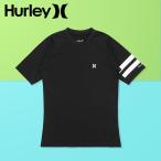 ネコポス発送! 送料無料 ラッシュガード メンズ ハーレー HURLEY 半袖 UVカット ラッシュTシャツ 紫外線対策 ラッシュ Tシャツ 水着 2025春夏新作