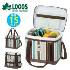 ロゴス LOGOS デザインクーラー15 保冷バッグ 15L ブルーストライプ 折りたたみ ソフトクーラーボックス アウトドア スポーツ 81670715