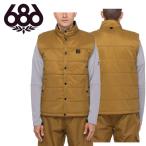 55%off 半額以下 ラスト1着 Mサイズ スノーボードウェア 686 SIX EIGHT SIX シックスエイトシックス Thermal Puff Vest メンズ ベスト スノボ M2WVST01