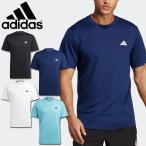 ゆうパケット対応可能！アディダス メンズ レディース 半袖 Tシャツ adidas M TR-ES BASE Tシャツ ワンポイントロゴ トレーニング ウェア 2023春新作 NQE20