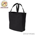 Yahoo! Yahoo!ショッピング(ヤフー ショッピング)[送料260円]ROTHCO 新品 キャンバス トート バッグ （黒） CANVAS TOTE BAG エコバッグ ショッピングバッグ メンズ レディース 無地