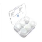  уголок штекер 6 пара 12 шт. комплект звукоизоляция водонепроницаемый сон для силикон мягкий мобильный с футляром повторный использование возможность для взрослых студент для плавание бассейн самолет путешествие офис tere