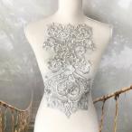  жезл Leotard узор костюм silver gray 