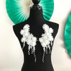  художественная гимнастика Berry Dance бальные танцы костюм конструкция гонки узор узор белый 3D. цветок бисер имеется пара узор ручная работа вышивка пара ручная работа детали 