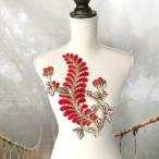  rose узор гонки Vintage leaf узор цветок узор вышивка chu-ru ручная работа красный красный оборудование орнамент ручная работа детали узор гонки костюм материал узор 