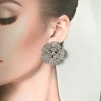 Yahoo! Yahoo!ショッピング(ヤフー ショッピング)ピアス ラインストーンピアス 衣装 イヤリング 花ピアス デザインピアス レディース ブライダル パーティー ドレスアップ ダンス舞台衣装 ステージ衣装