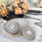 Yahoo! Yahoo!ショッピング(ヤフー ショッピング)イヤリング キラキラ ラインストーンイヤリング オーロラ パールイヤリング アクセサリー 社交ダンス ブルー ベリーダンス レディース ジュエリー