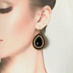 Yahoo! Yahoo!ショッピング(ヤフー ショッピング)ピアス ラインストーンピアス フックピアス ブラック ゴールド イヤリング ラインストーンイヤリング アクセサリー ベリーダンス レディース ジュエリー