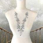  узор серебряный костюм жезл Leotard цветок наряд шея узор ne Klein стразы узор костюм узор художественная гимнастика танцевальный костюм 