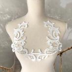  жезл Leotard узор белый костюм наряд узор гонки цветочный принт пара ручная работа Leotard жезл оборудование орнамент 