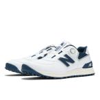 ニューバランス ゴルフシューズ 574 v3 SL BOA ユニセックス NewBalance UGBS574J ボア スパイクレス ホワイト/ブルー 送料無料 あす楽 あすつく