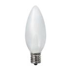ELPA　LED装飾電球 シャンデリア球形 